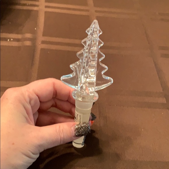 Crystal Christmas tree wine stopper - Picture 1 of 3